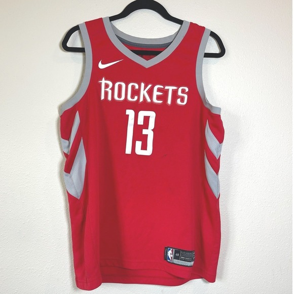 Nike Other - Nike NBA Houston Rockets James Harden 13 Dri-FIT Swingman Jersey Red Large 48